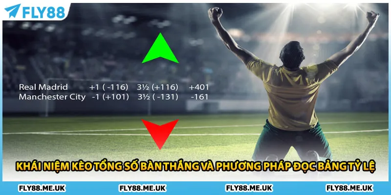 Khái niệm kèo tổng số bàn thắng và phương pháp đọc bảng tỷ lệ